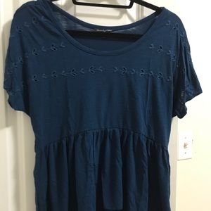 American eagle size medium short sleeve peplum